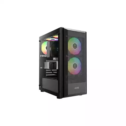 Gamdias AURA GC6 RGB ATX Mid-Tower Gaming Case (Black)