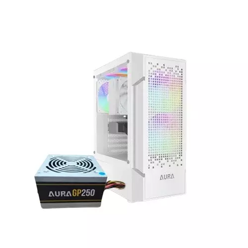 Gamdias AURA GC7 RGB ATX Mid-Tower Gaming Case (White)