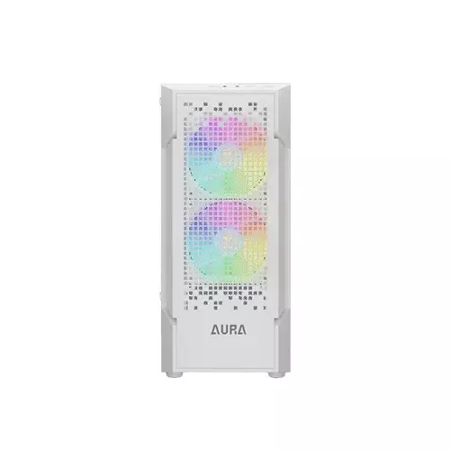 Gamdias AURA GC7 RGB ATX Mid-Tower Gaming Case With 250W PSU (White)-3