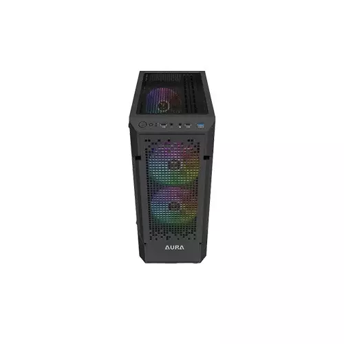 Gamdias AURA GC7 RGB ATX Mid-Tower Gaming Case With 450W PSU (Black) - 1