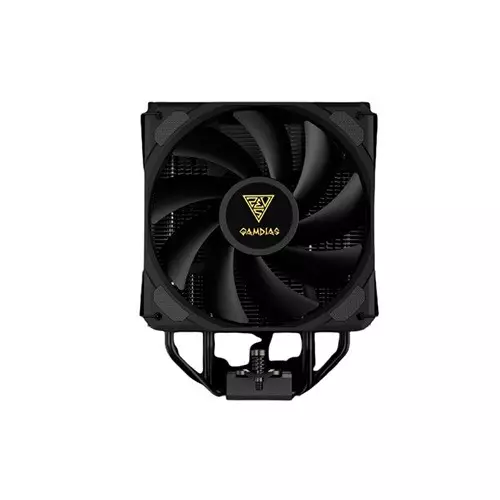 Gamdias Boreas E2 41D 120mm PWM Fan 4 Heat Pipes Single Tower Air CPU Cooler (Black) with Digital Display-gallery-1