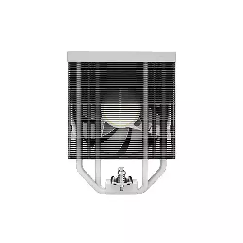 Gamdias BOREAS E2-41D WH 120mm PWM Fan 4 Heat Pipes Single Tower Air CPU Cooler (White) with Digital Display-gallery-4