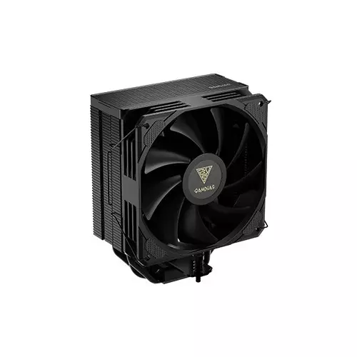 Gamdias BOREAS M2-510 120mm Hydraulic Bearing PWM Fan 5 Copper Heat Pipes Single Tower Air CPU Cooler (Black)