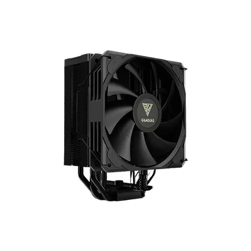 Gamdias BOREAS M2-510 120mm Hydraulic Bearing PWM Fan 5 Copper Heat Pipes Single Tower Air CPU Cooler (Black)-gallery-2