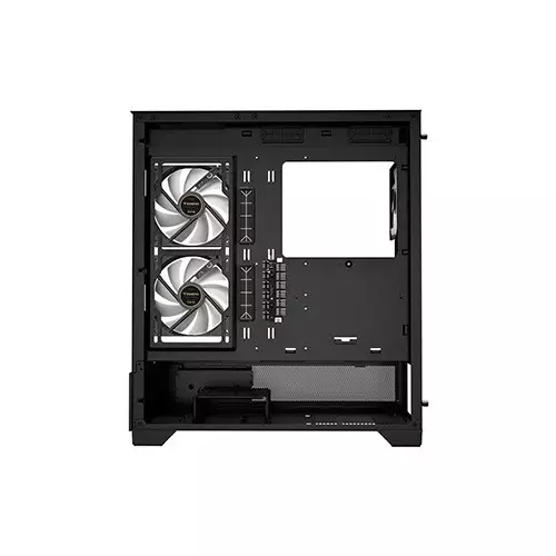 Gamdias ATLAS M1 Built-in 120mm 3 ARGB PWM Fans ATX Mid-Tower Gaming Casing (Black) - 4