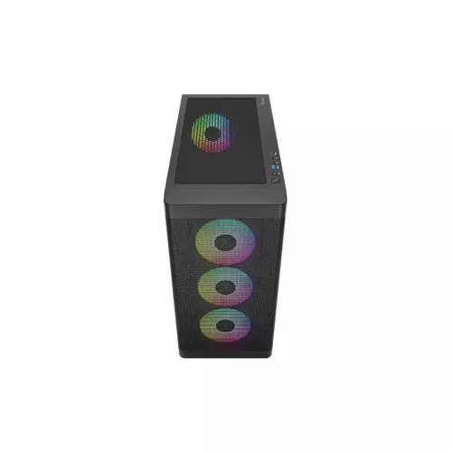 Gamdias ATHENA M3 ARGB Built-in 4 PWM Fans E-ATX Mid-Tower Gaming Casing (Black)-gallery-1