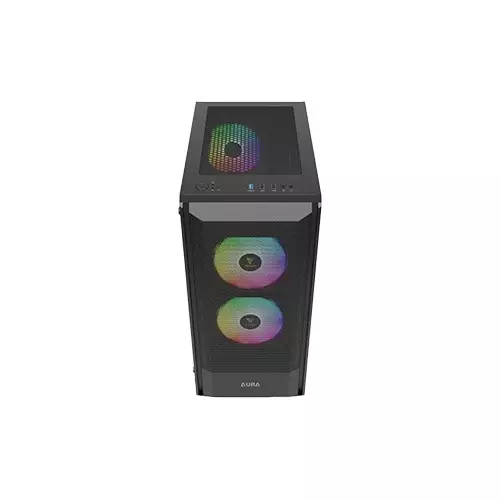 Gamdias AURA GC6 ARGB Fine Mesh ATX Mid-Tower Gaming Case (Black)-3