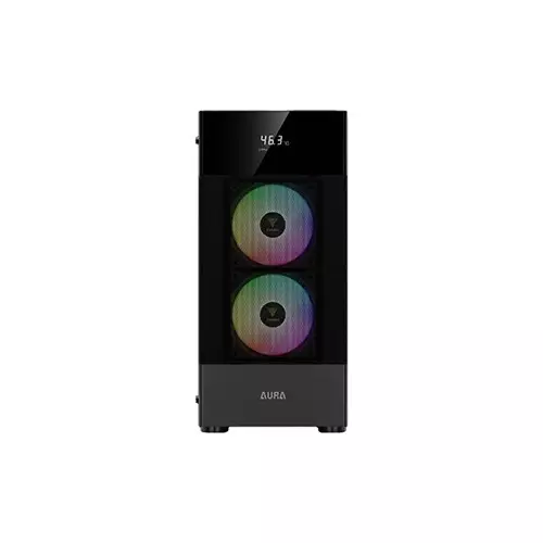 Gamdias AURA GC5 Digital Display Mesh ARGB Mid-Tower ATX Gaming Casing-1