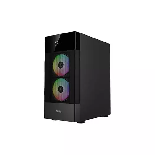 Gamdias AURA GC5 Digital Display Mesh ARGB Mid-Tower ATX Gaming Casing-3