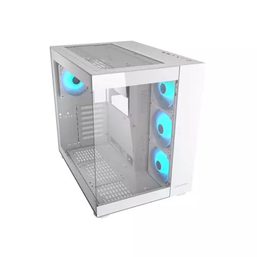 Cougar FV150 RGB Mid Tower Micro ATX Dual Chamber Computer Case-1