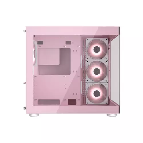 Cougar FV150 RGB Mid Tower Micro ATX Dual Chamber Computer Case - Pink-gallery-2