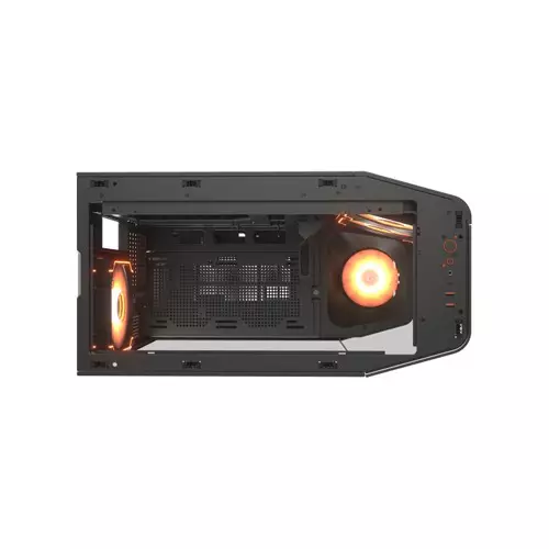 Cougar FV270 RGB Mid Tower M-ATX Computer Case-Black-2
