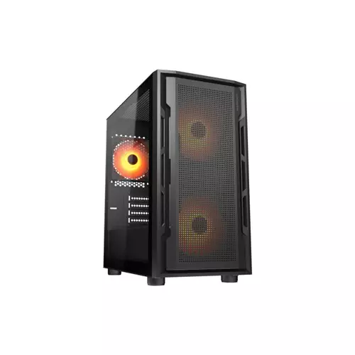 Cougar UNIFACE MINI RGB Mini Tower M-ATX Computer Case-Black