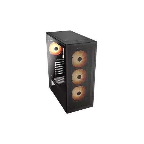 Cougar MX220 RGB Mid Tower ATX Gaming Black Case-gallery-1