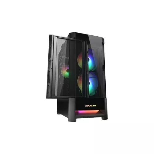 Cougar Duoface RGB Mid Tower ATX Gaming Case Black-gallery-1