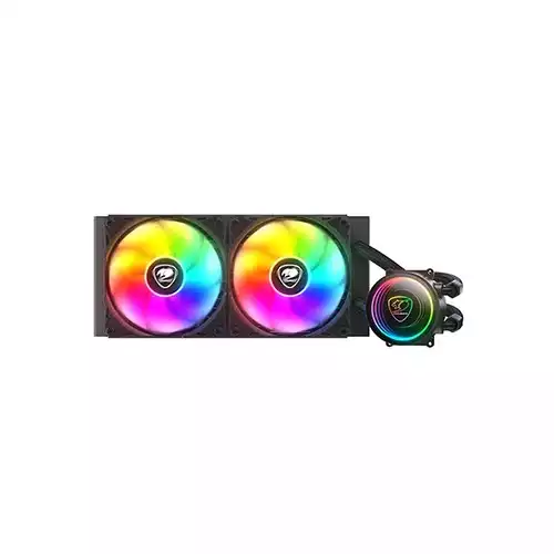 Cougar Poseidon Elite ARGB 240 240mm ARGB AIO Liquid CPU Cooler (Black)