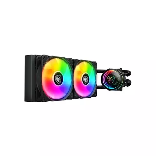 Cougar Poseidon Elite ARGB 240 240mm ARGB AIO Liquid CPU Cooler (Black)-1