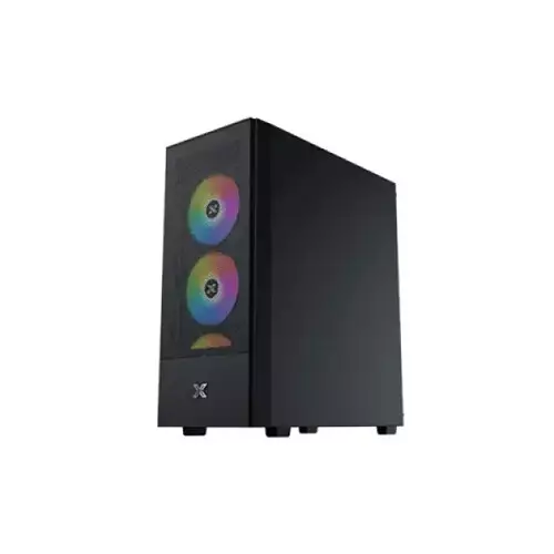 Xigmatek Hero II Air ARGB M-ATX Mid-Tower Gaming Case - Black-gallery-1