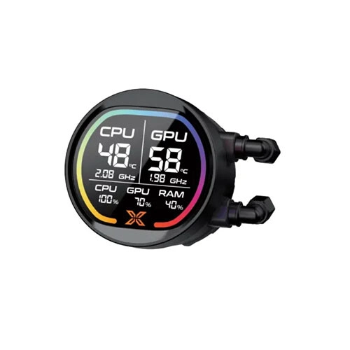 Xigmatek LK Pro 360 Digital 360mm ARGB Liquid CPU Cooler with Digital LCD Display - 1