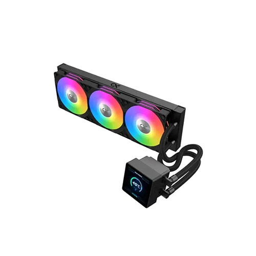 Xigmatek Connect 360 360mm ARGB CPU Liquid Cooler with Smart LCD Display - 3