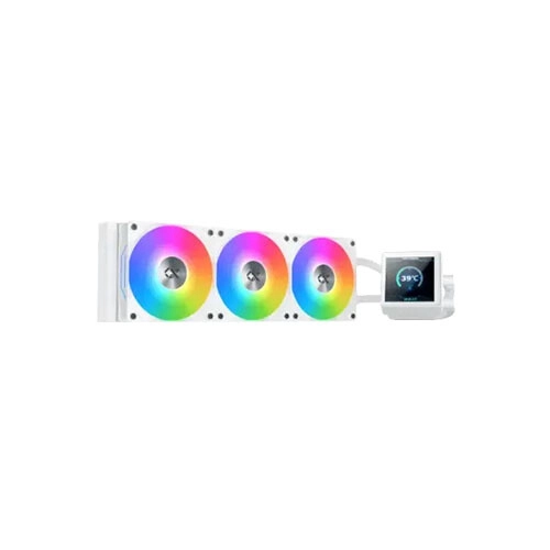 Xigmatek Connect 360 Arctic 360mm ARGB Liquid CPU Cooler White with Digital Display