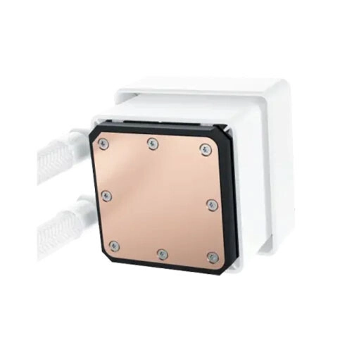 Xigmatek Connect 360 Arctic 360mm ARGB Liquid CPU Cooler White with Digital Display - 1