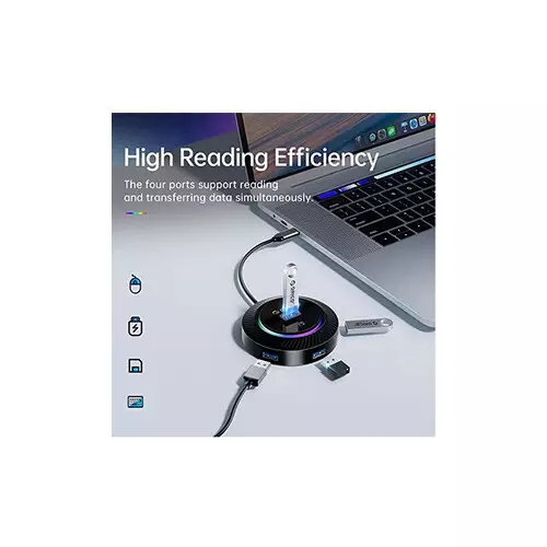 ORICO YK5-U3 Desktop 4-Port USB Hub with SD/TF Port-gallery-1