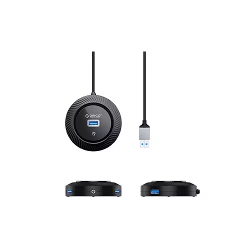ORICO YK4-U3 Type 4-Port USB Hub with Audio/Mic Port-gallery-1