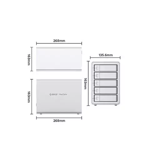 ORICO-9958C3 5Big RAID DAS Studio-gallery-1