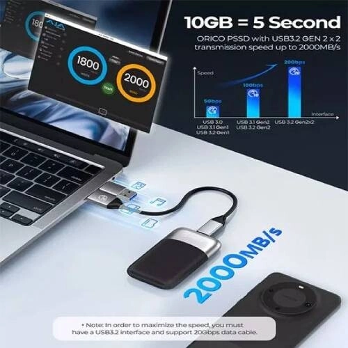 ORICO M20 1TB 20Gbps Portable SSD - 2