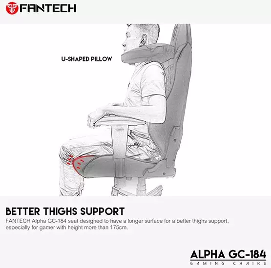 Fantech GC184 Ergonomic Gaming Chair-4