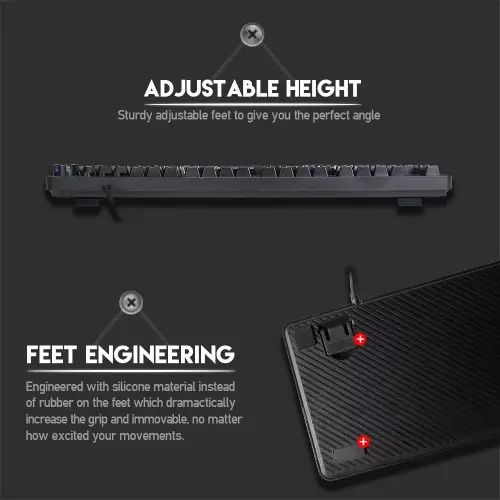 Fantech MK852 MAX CORE RGB Mechanical Gaming Keyboard - 4