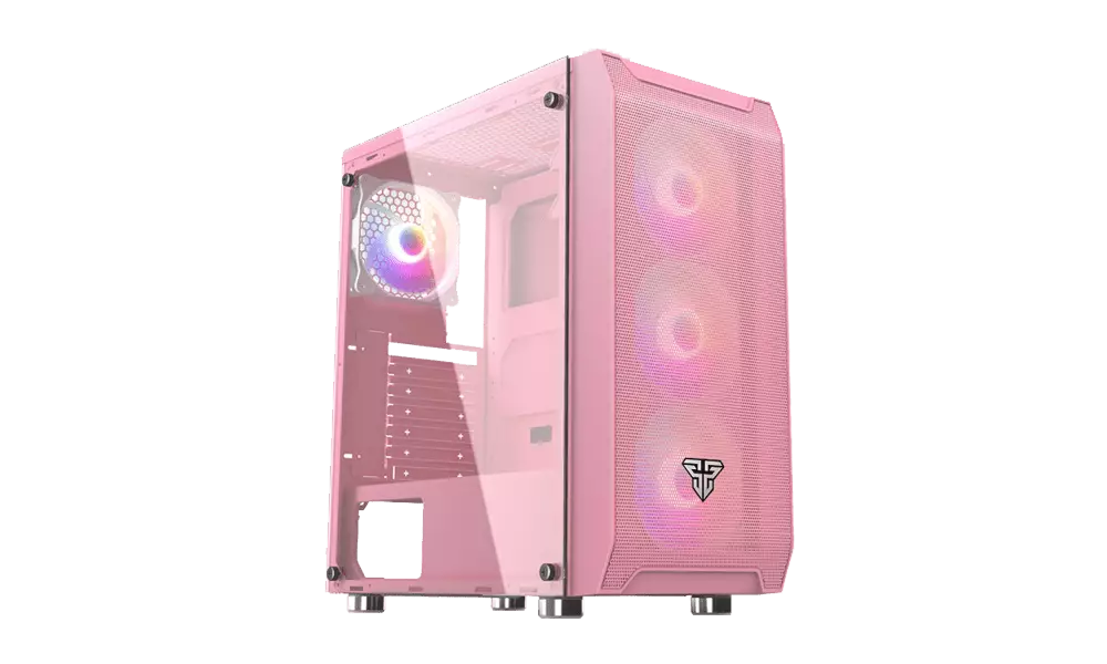 FANTECH AERO CG80 MID TOWER PINK ATX GAMING CASING