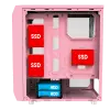 FANTECH AERO CG80 MID TOWER PINK ATX GAMING CASING-3