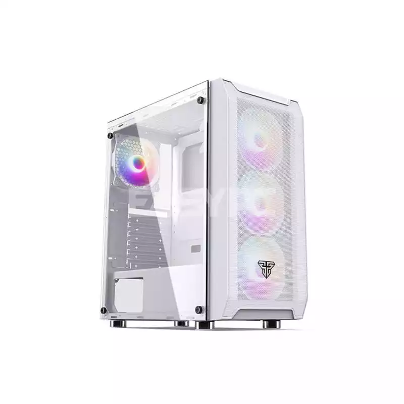 FANTECH AERO CG80 MID TOWER WHITE ATX GAMING CASING