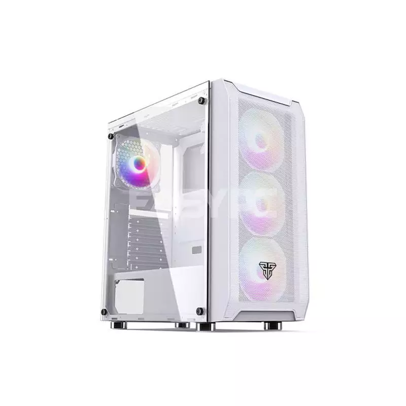 FANTECH AERO CG80 MID TOWER WHITE ATX GAMING CASING