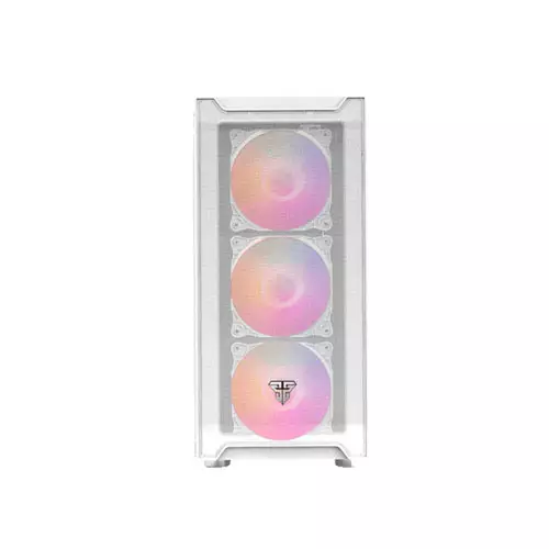 FANTECH AERO CG80 MID TOWER WHITE ATX GAMING CASING - 1