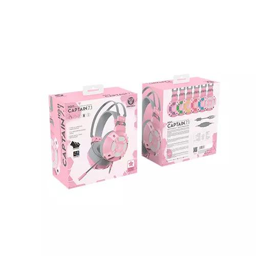 FANTECH HG11 Captain 7.1 Gaming Headphone (Sakura Edition) - 2
