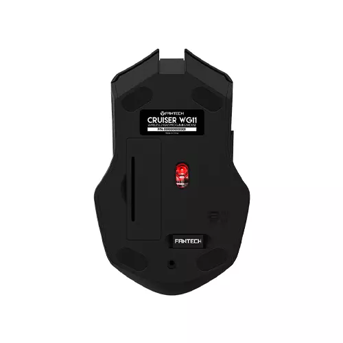 FANTECH CRUISER WG11 BLACK EDITION WIRELESS 2.4GHZ PRO-GAMING MOUSE (Black) - 2