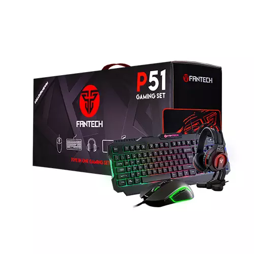 FANTECH P51s FIVE IN ONE GAMING SET COMBO