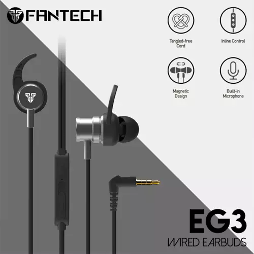 Fantech Scar EG3 In-Ear Gaming Black Earphone-1