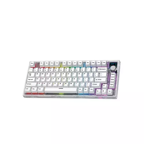 FANTECH MAXFIT81 MK910 WIRELESS BLUETOOTH GAMING MECHANICAL KEYBOARD WHITE-gallery-1