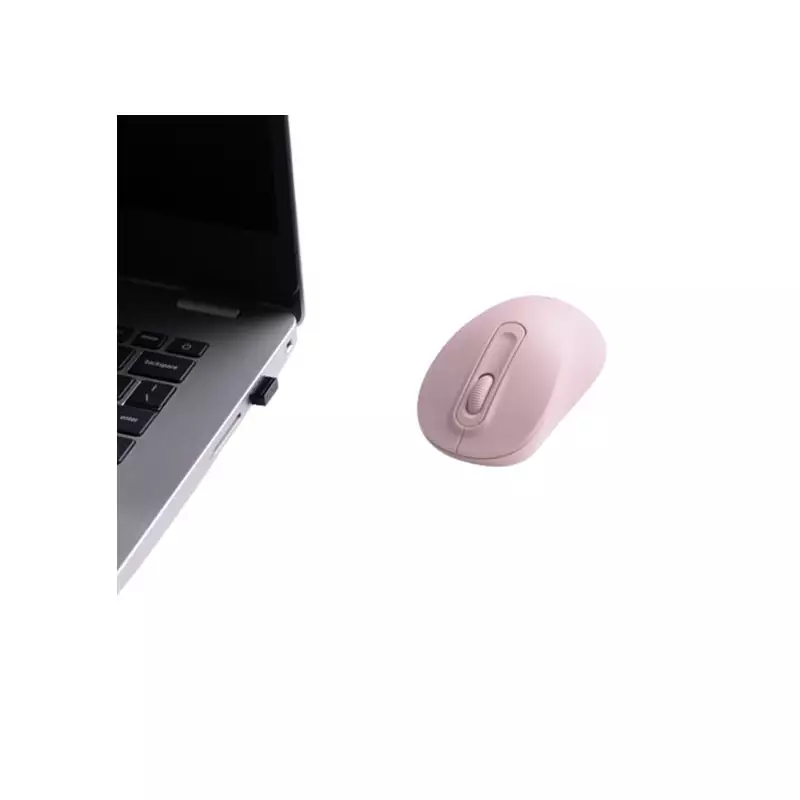 Fantech GO W608 Wireless Office Mouse (Pink) - 1