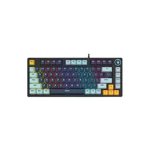 Fantech ATOM 81 MK875V2 RGB Wired Mechanical Gaming Keyboard (Navy Blue)