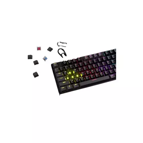 Fantech Atom87 MK876V2 RGB RED/BLUE switch Mechanical Keyboard (Black) - 3