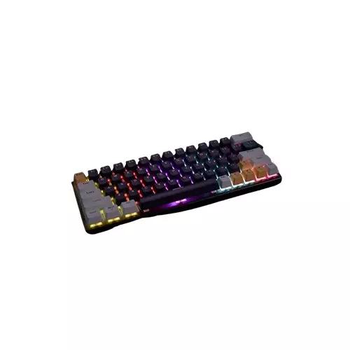 Fantech Atom63 MK874V2 Mechanical Wired Gaming Keyboard (Sky Blue) /navy - 1