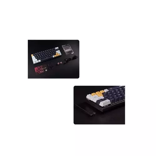 Fantech Atom63 MK874V2 Mechanical Wired Gaming Keyboard (Sky Blue) /navy - 5