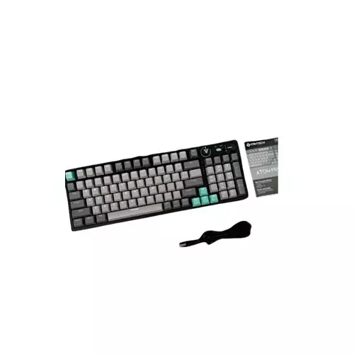 Fantech Atom PRO96 MK914 (Blue/Red Switch) Mechanical Gaming Keyboard - Mercury - 2