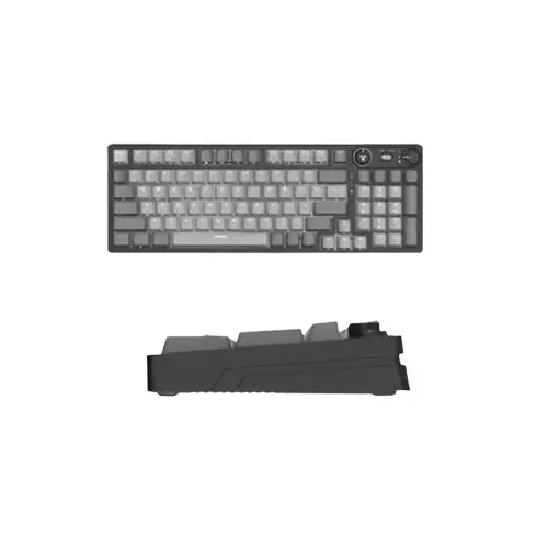 Fantech Atom PRO96 MK914 (Blue/Red Switch) Mechanical Gaming Keyboard - Mercury - 3