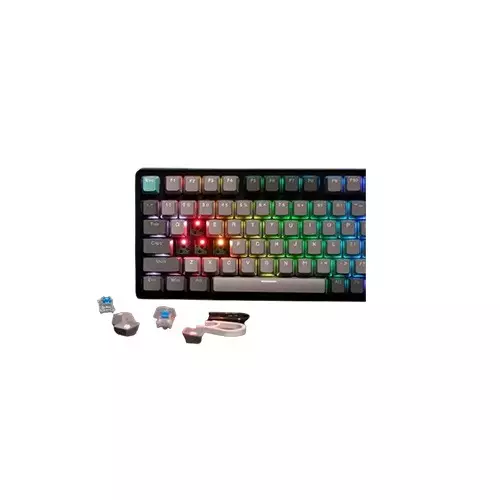 Fantech Atom PRO96 MK914 (Blue/Red Switch) Mechanical Gaming Keyboard - Mercury - 4